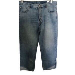 Rebecca Taylor La Vie Straight leg acid wash jeans